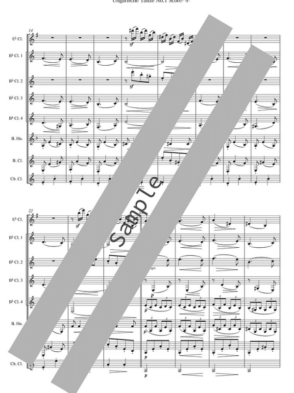 <strong>第一号匈牙利舞曲</strong><br><font size=3>Hungarian Dance No.1</font> - 图片 3